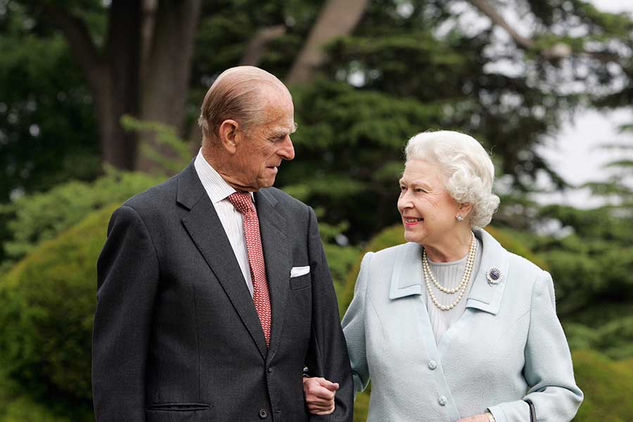フィリップ殿下とエリザベス女王【写真：Getty Images】