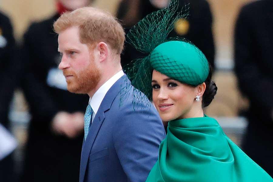 ヘンリー王子とメーガン妃【写真：AP】