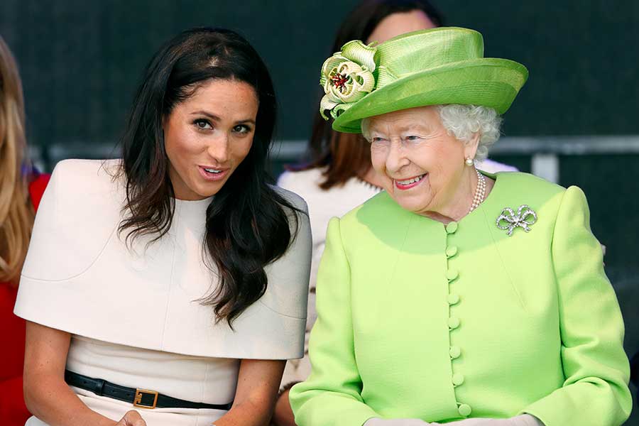 メーガン妃とエリザベス女王【写真：Getty Images】