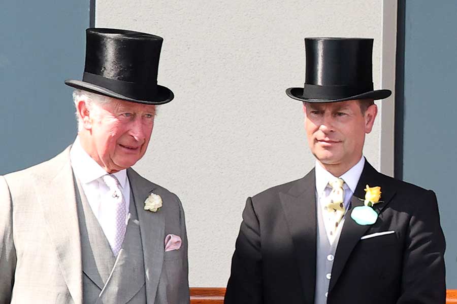チャールズ皇太子とエドワード王子【写真：Getty Images】