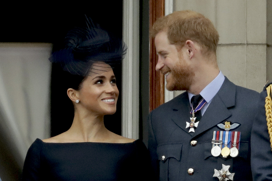 ヘンリー王子とメーガン妃【写真：AP】