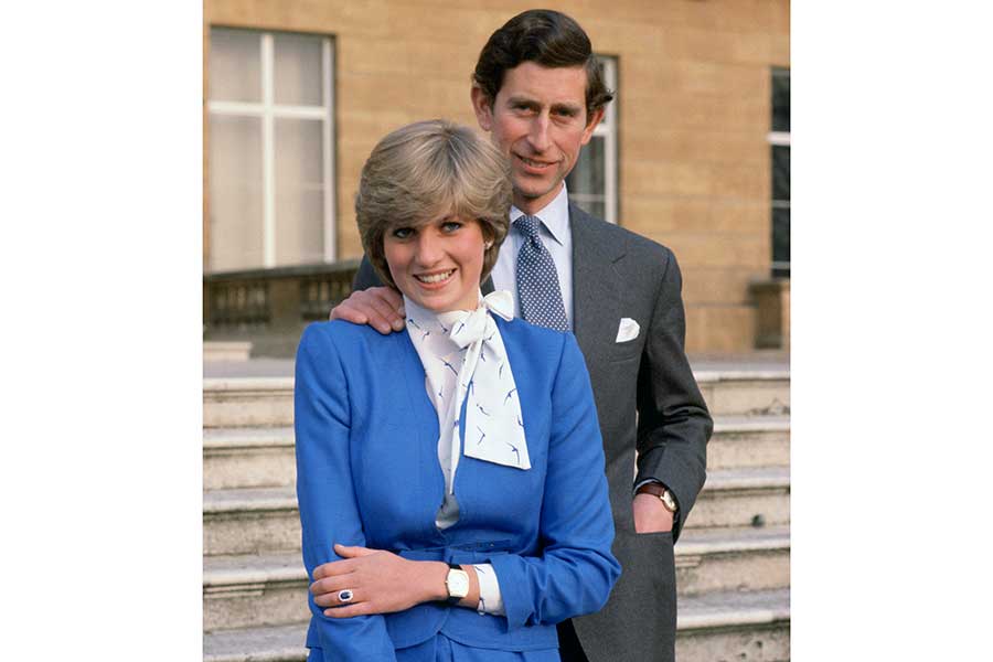 1981年2月24日、バッキンガム宮殿にて【写真：Getty Images】