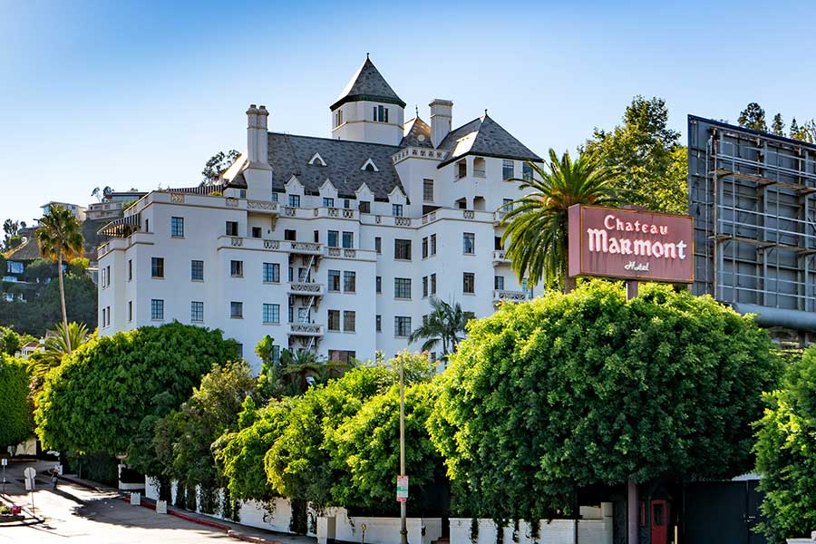 ロサンゼルスのホテル「シャトー・マーモント」【写真：Getty Images】
