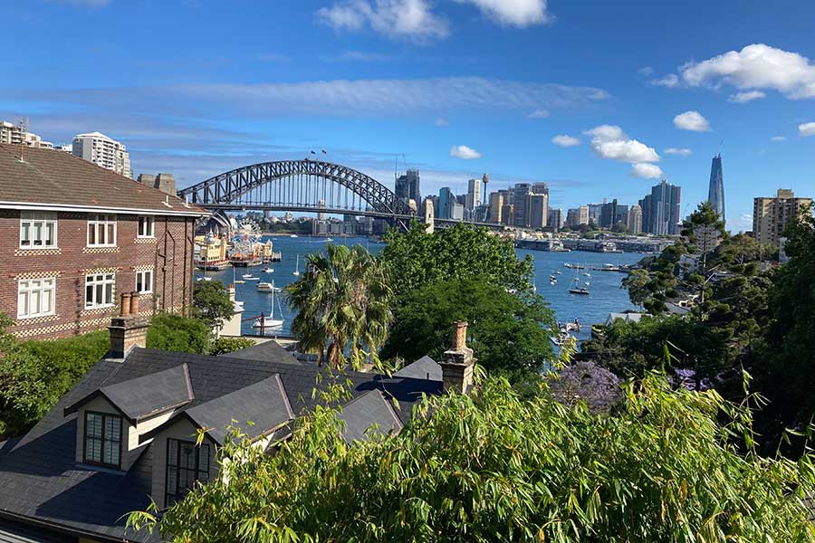 オーストラリアの最大都市シドニー。経済成長に伴い、物価も上昇している【写真：守屋太郎】