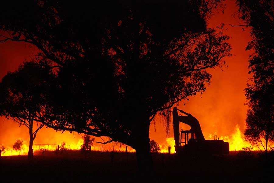 2009年に起きた最悪の山火事「黒い土曜日」【写真：Getty Images】