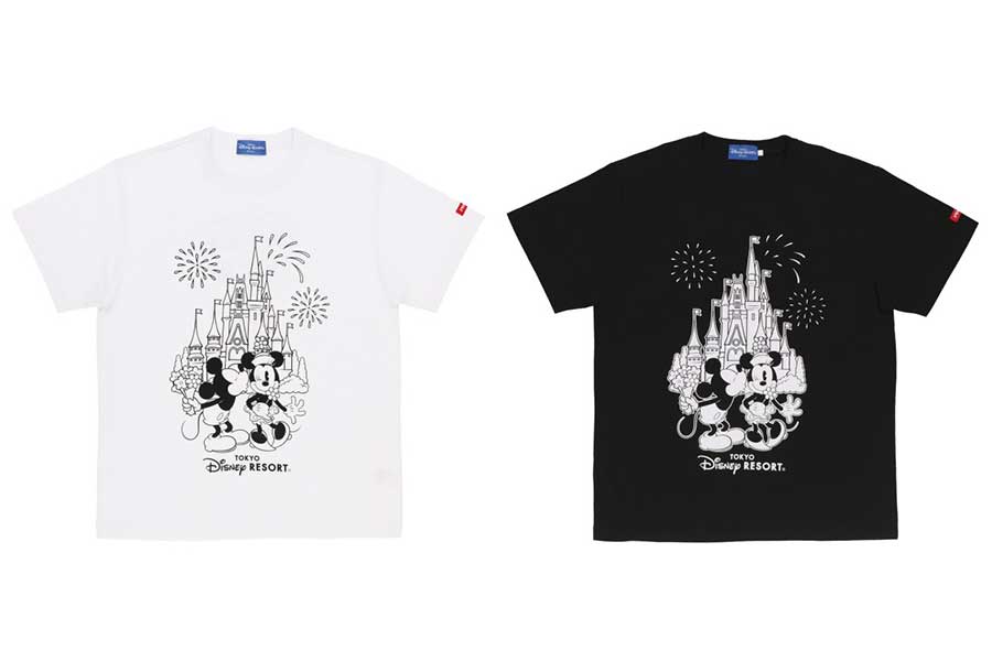 MILKFED.とコラボレーションしたTシャツ。M・Lの2サイズ展開。各5500円（c）Disney