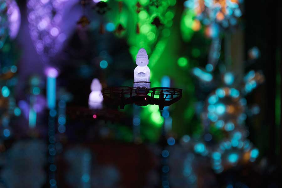 浄土宗 龍岸寺で行われた「超十夜法要2022」の様子【写真提供：三浦耀山（@biwazo）さん】