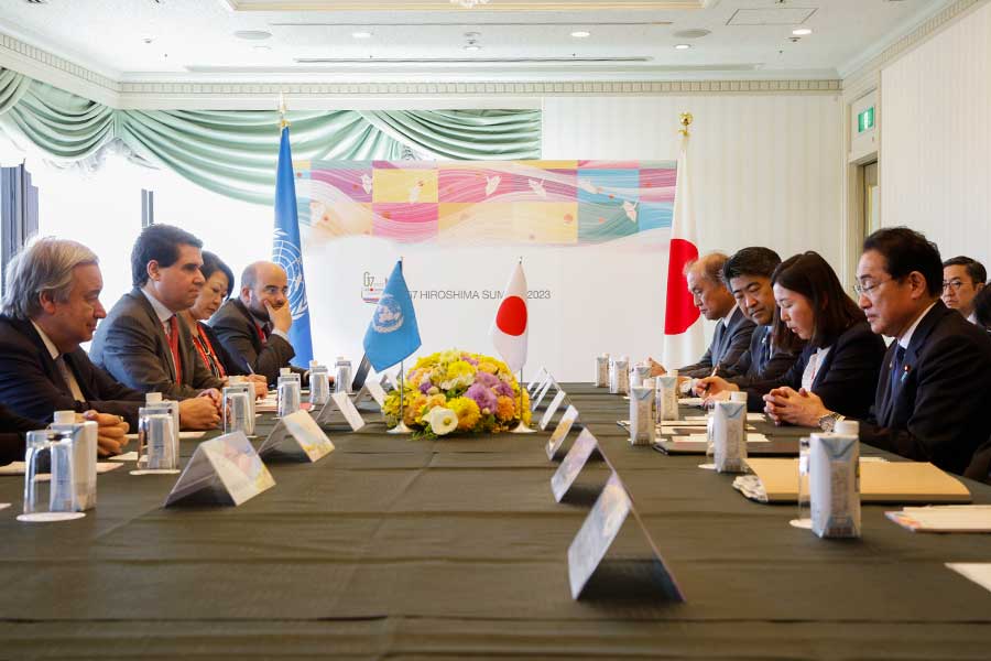 G7サミットに参加した各国の首脳【写真：Getty Images】