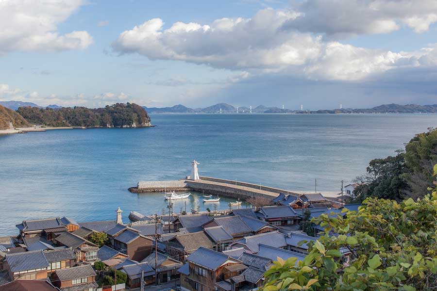 天気のいい日は「しまなみ海道」が見える【写真提供：宮川トム】