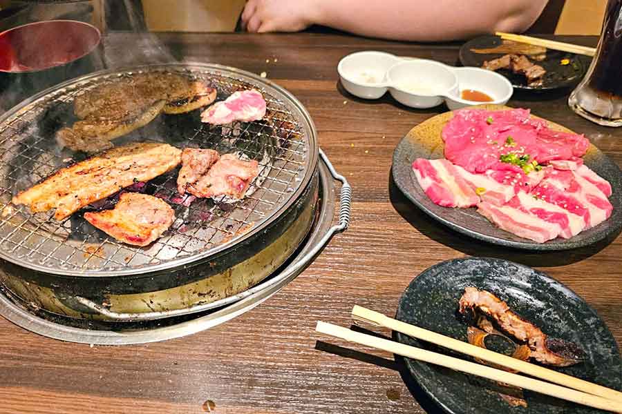 「ベストだった」と話す、京都で食べた焼き肉【写真提供：ティム】