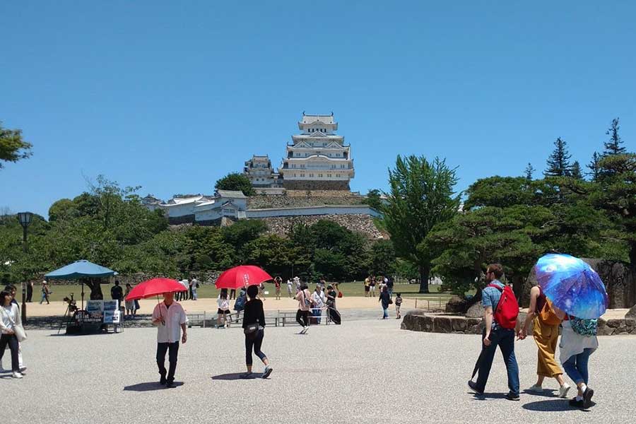 日本の国宝で世界遺産のひとつ、姫路城【写真提供：ジャンルカ・プルソーニ】