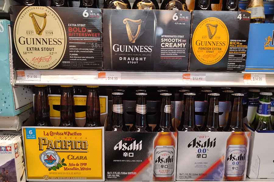 ニューヨークで売られている日本のビール【写真：ユキ】