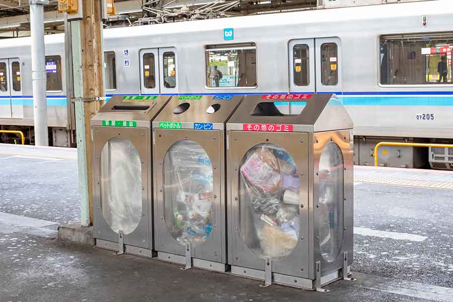 オーストリア人は駅にゴミ箱がないことにびっくり！（写真はイメージ）【写真：PIXTA】