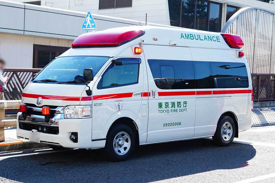 もしものときに助けてくれる救急車両（写真はイメージ）【写真：写真AC】