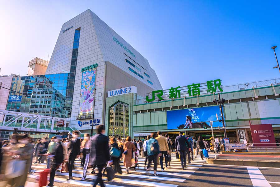 スロバキア人男性は、新宿駅の複雑さに困惑（写真はイメージ）【写真：PIXTA】