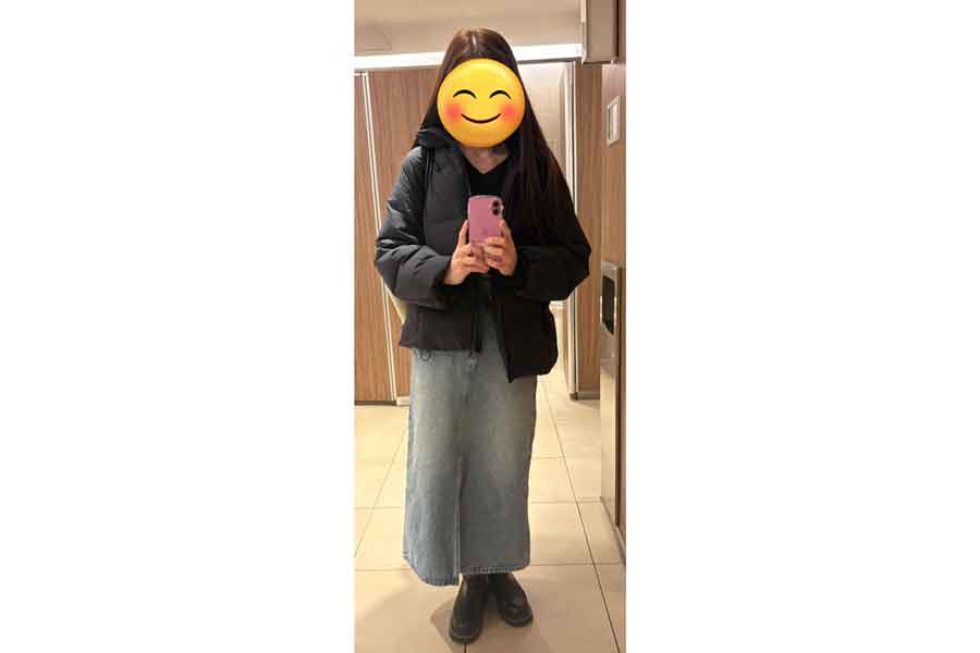 順調にダイエットし素敵なスカート姿に【写真提供:さくらいろ(@sakurairo0617)さん】