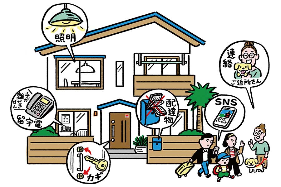 長期不在時に気をつけたい6つのポイント「走るカレー」【画像：セコム】
