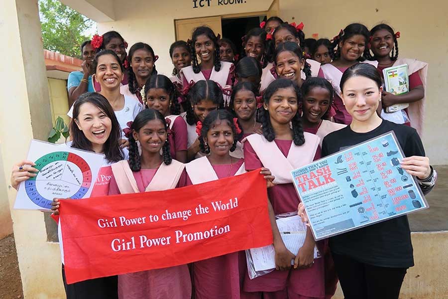 インドで活動している池内さんらガールパワー【写真提供：池内ひろ美】