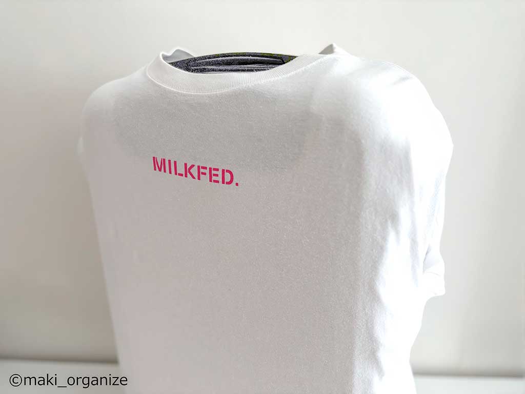 着古したTシャツをかぶせてカバーに【写真：伊藤まき】