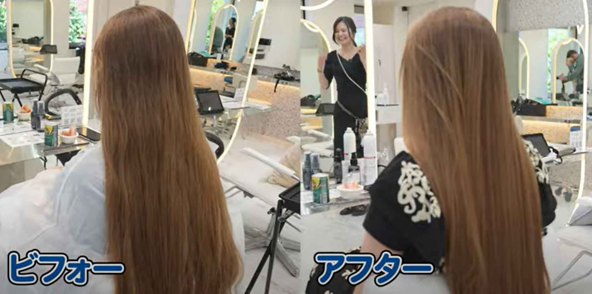 「とても柔らかくなりました。サラサラしていて完璧!!!　本当に気持ちいいです」と感激（画像はスクリーンショット）