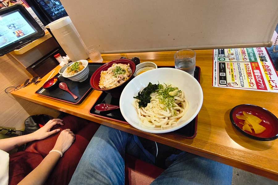 スペイン人が気に入った日本のうどん【写真提供：ミケル】