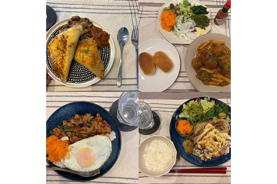 野菜たっぷりでバリエーションも豊富【写真提供：ちゃ（@Kocha__kiroku）さん】