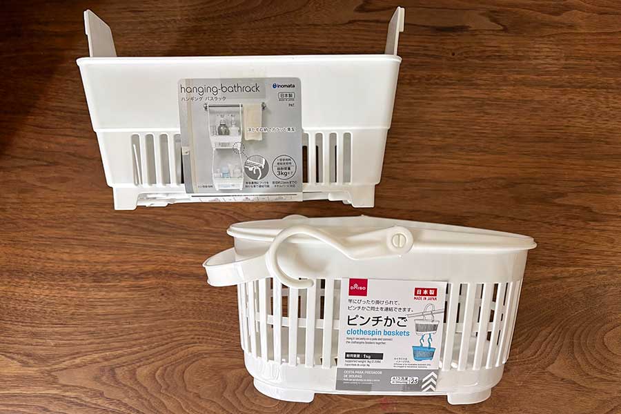 ピンチカゴは100円ショップの洗濯物グッズ売り場に置かれていることが多い【写真:伊藤まき】