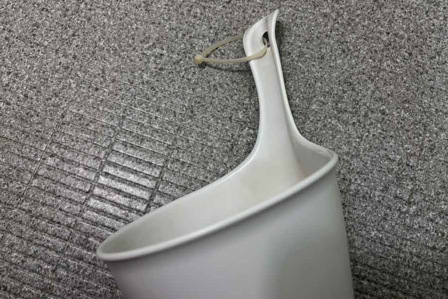 穴が小さくて引っ掛けにくい道具に【写真：伊藤まき】