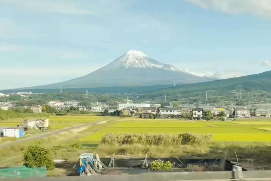 富士山の美しさに感動（スクリーンショット）