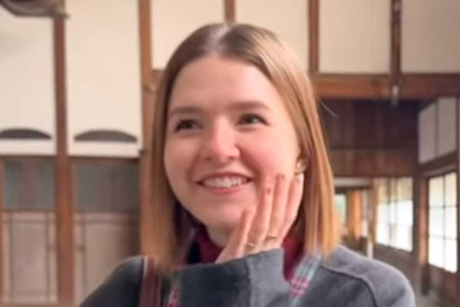 日本人のポジティブさを実感したアマンディーヌさん(スクリーンショット)