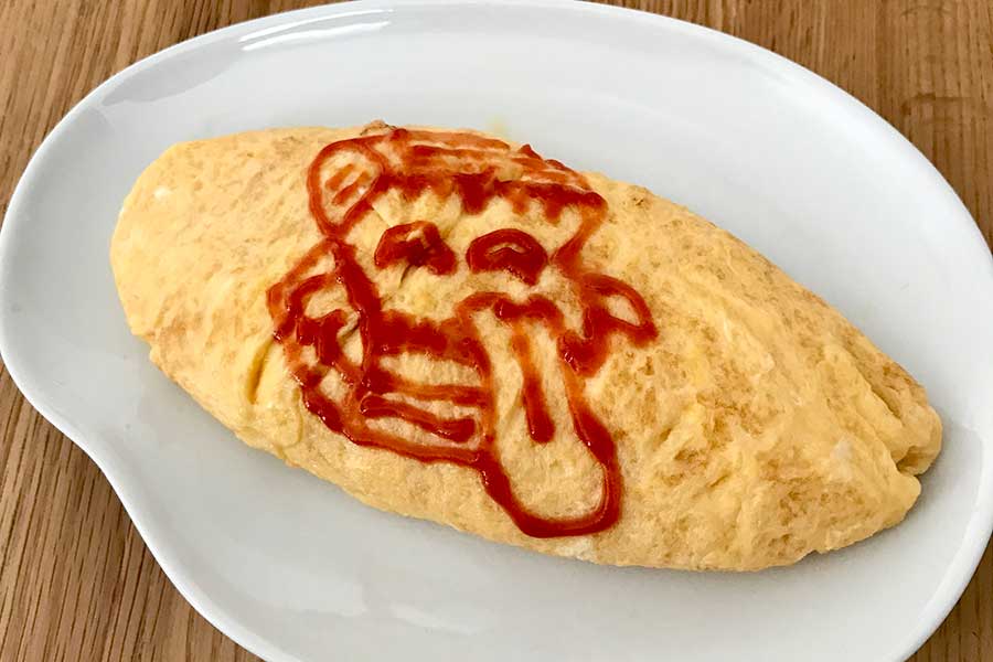 あにピィさんが2017年に作ったオムレツ【写真提供：あにピィ（@ani_p_p）さん】