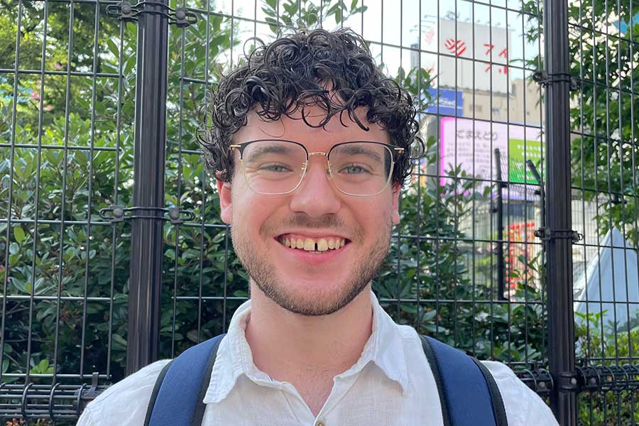 イギリスから訪日したジャックさん【写真：Hint-Pot編集部】