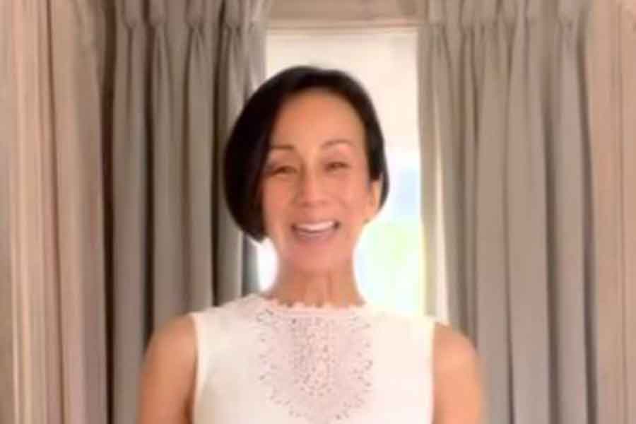 南仏滞在を楽しむ、中村江里子さん(スクリーンショット)