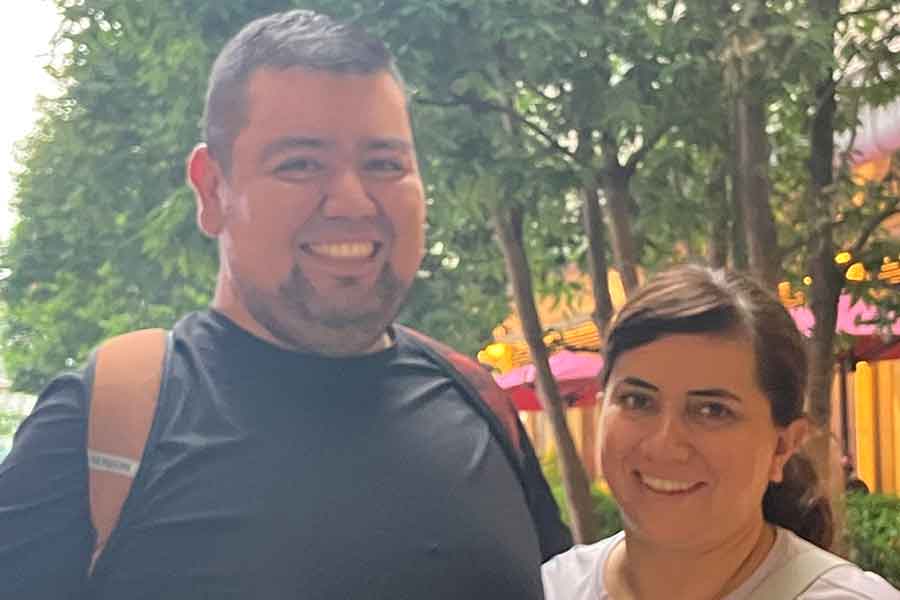 メキシコから来た（左から）カルロスさんとパウリーナさん【写真：Hint-Pot編集部】