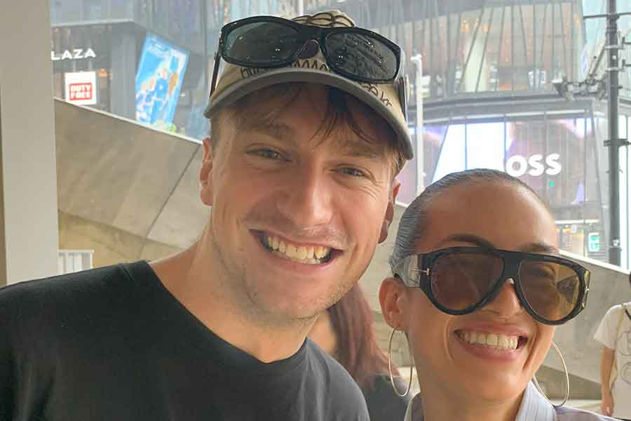 オーストラリアから来た（左から）ウィルさんとアッシュさん【写真：Hint-Pot編集部】