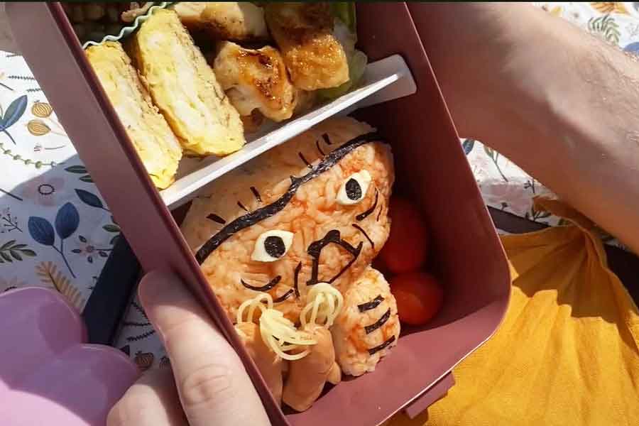 さわさんが作った、E.T.のキャラ弁（スクリーンショット）