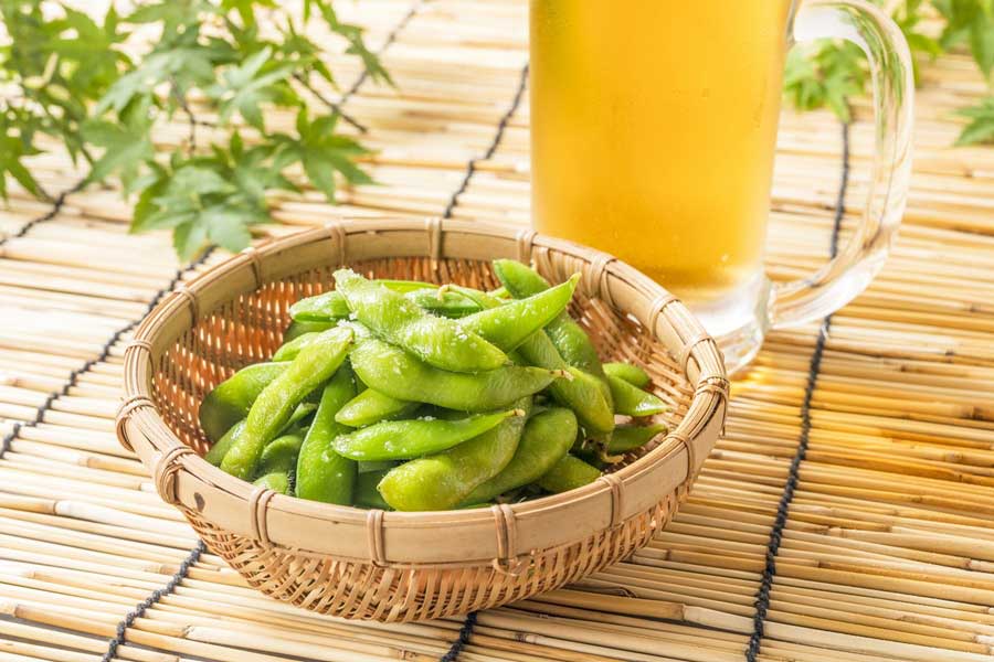 お酒のおつまみとして人気の枝豆（写真はイメージ）【写真：写真AC】