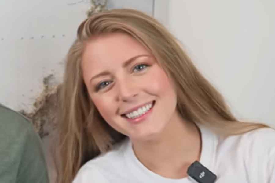 アメリカ人YouTuberジェイソンさんの妻・リネルさん（スクリーンショット）