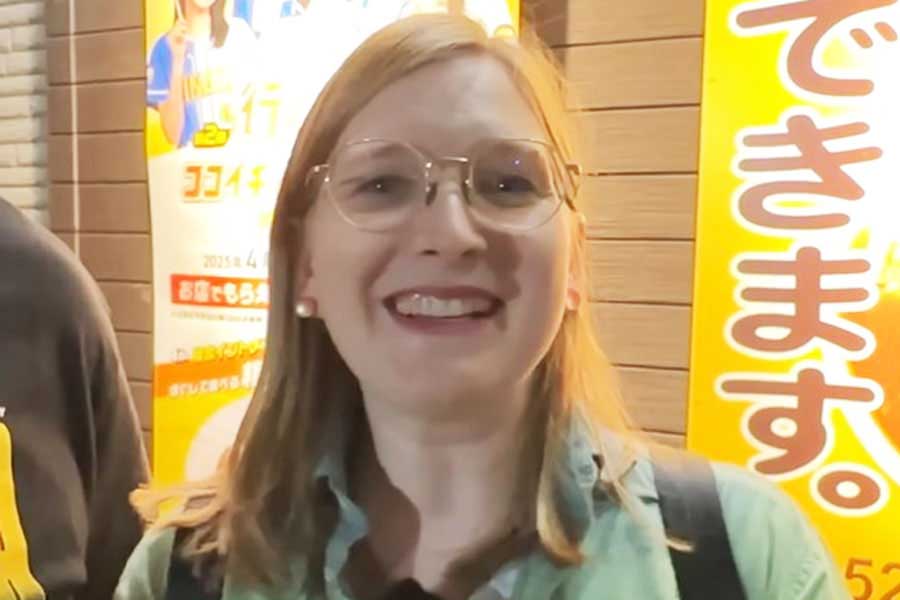 日本で暮らす、ドイツ人YouTuberのレナさん（スクリーンショット）