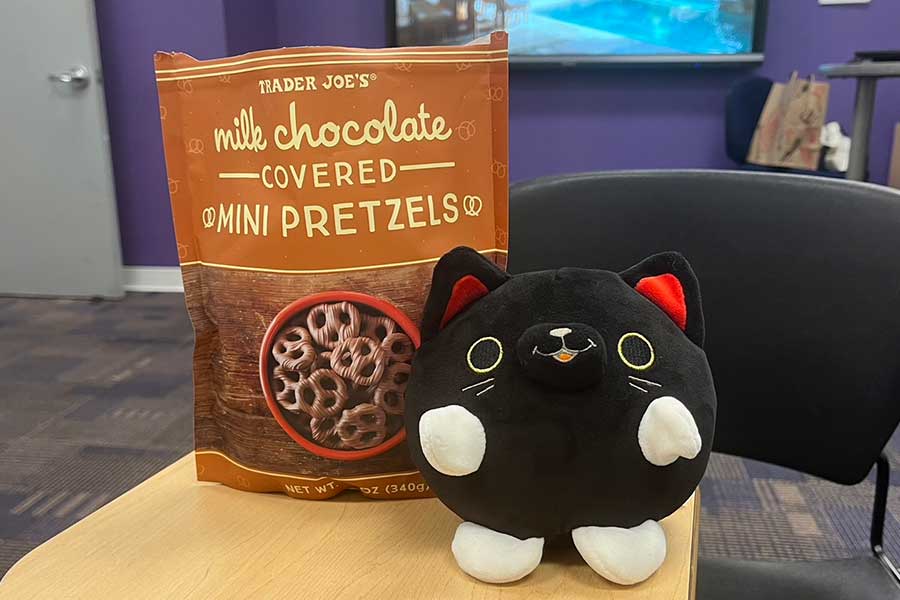 先生が授業中に配ったお菓子【写真:Yo】