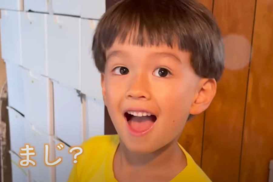 長男・ミオくん（スクリーンショット）