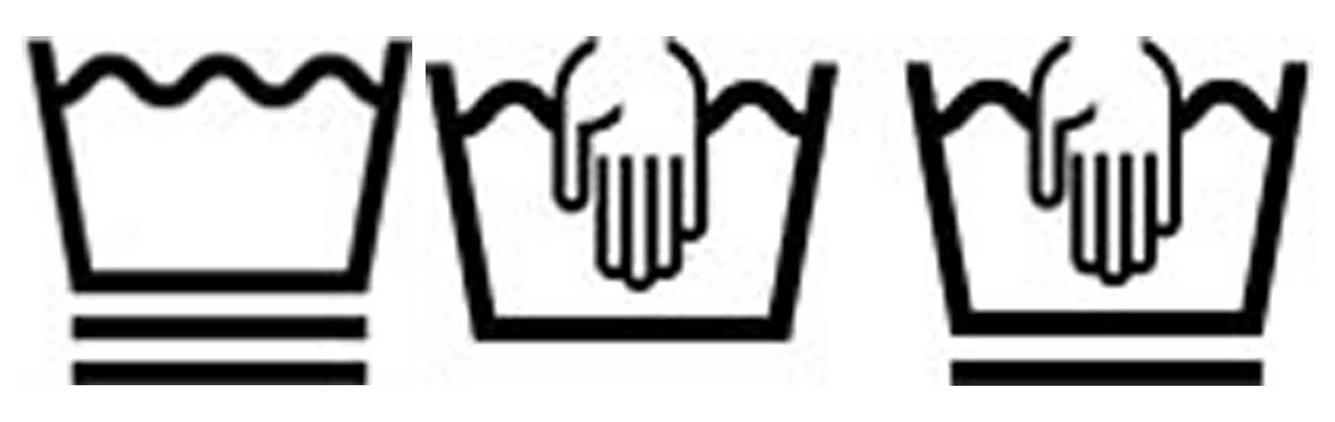 優しく洗うことを推奨する洗濯表示マーク【画像提供：ライオン】