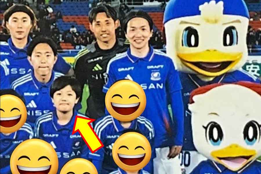 横浜F・マリノスの選手たちと撮った思い出の写真も【写真提供：Kawauchi（@ace_impression）さん】