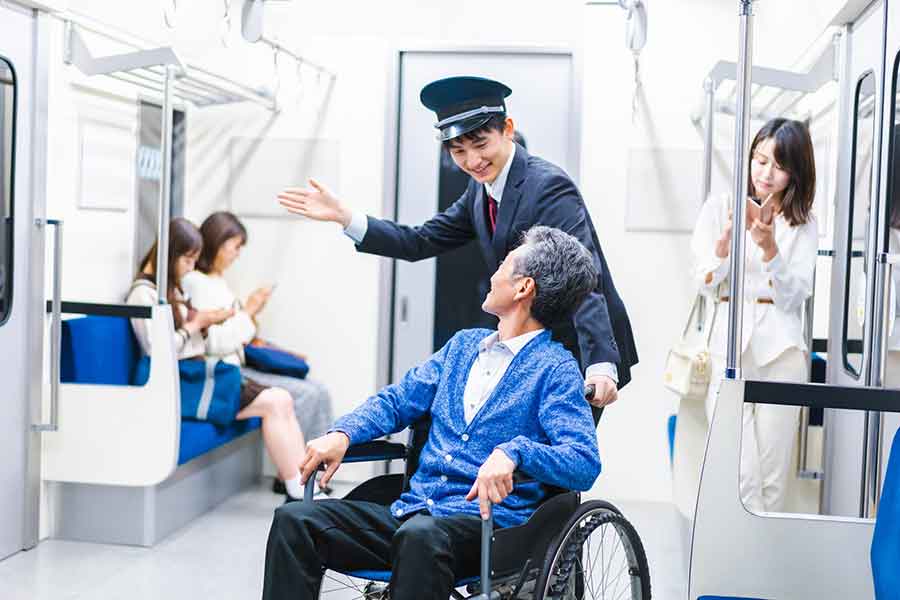 日本の駅員の親切な対応に感動（写真はイメージ）【写真：写真AC】