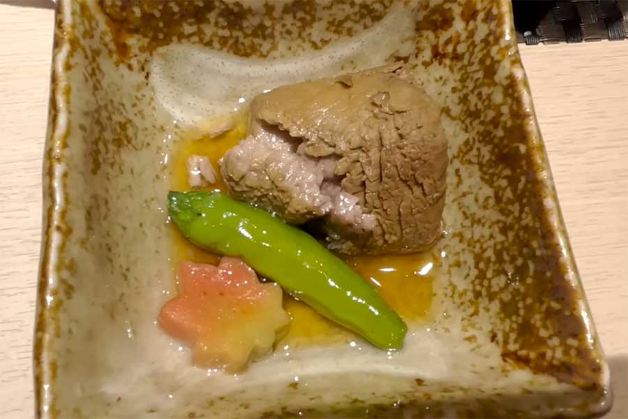 希少部位のマグロの脳天（スクリーンショット）