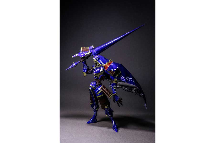 アルフォートの空き箱で作られた作品【写真提供：空き箱職人はるきる（@02ESyRaez4VhR2l）さん】