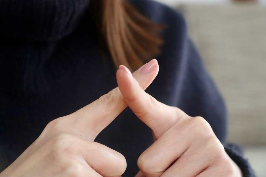 会計時に見かけるバツマーク（写真はイメージ）【写真：写真AC】