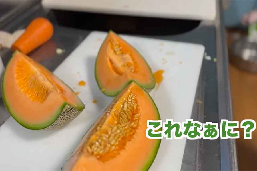 日本のメロンのおいしさにびっくり（スクリーンショット）