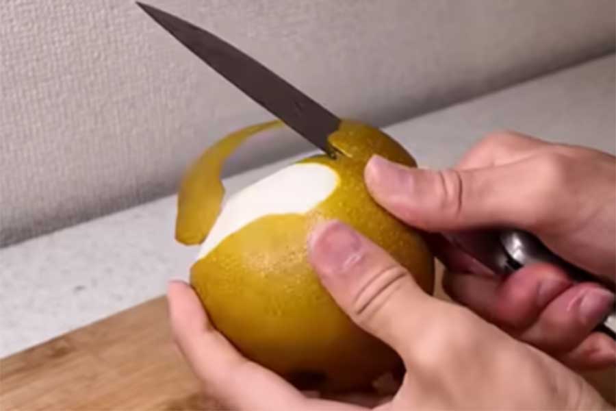 日本の梨の形状や味にびっくり！（スクリーンショット）