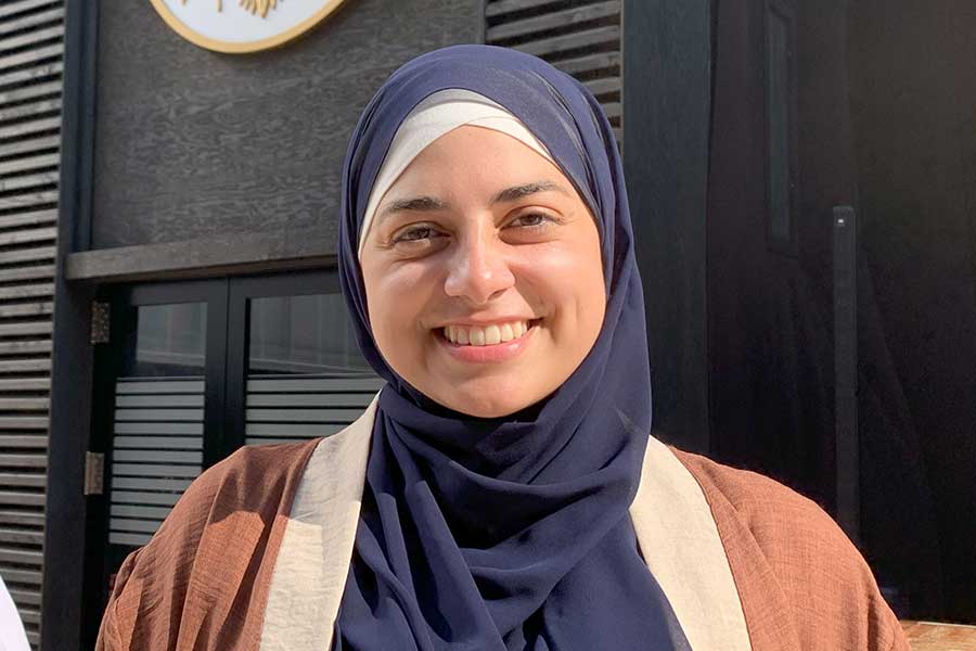 アメリカのインディアナ州から来たソフィアさん【写真:Hint-Pot編集部】